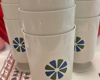 Antique plastic drinking glasses