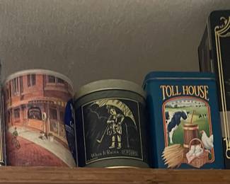 Vintage tin cans