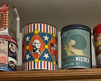 Vintage tin cans