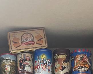 Vintage tin cans