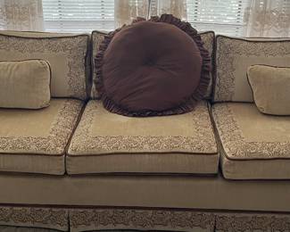 Vintage Couch with lots of life.