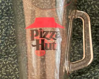 Vintage Pizza Hut pitcher w/Be A Pepper on the other side