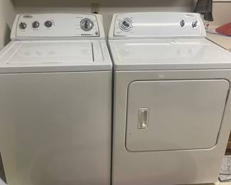 Whirlpool Washer and dryer