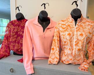 Great transitional pieces…
L to R
-Fabrik NWT
-Vineyard Vines
-Tommy Bahama
-Tommy Bahama athletic