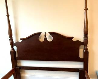 Queen headboard, footboard and rails