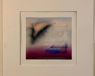 Silhouette ll Stephen Anderson litho