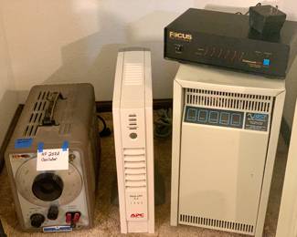 HO 207A Oscilator.
APC Backup needs new battery
Best Ferrups Power Center
Focus KVM Switch