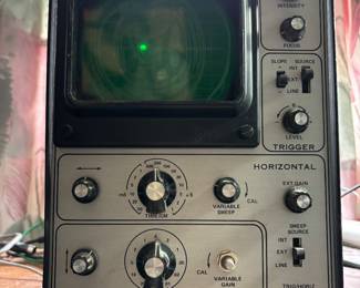 Conar 255 Oscilloscope-Working