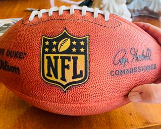 NFL football signed by Drew Brees