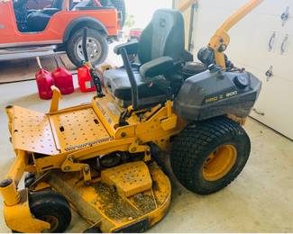 Cub Cadet Commercial zero turn lawn mower with three year old engine