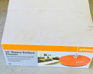 Commercial power washer comes with new concrete scrubber