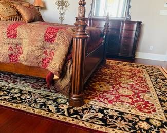 one of three hand knotted room size rugs--perfect condition