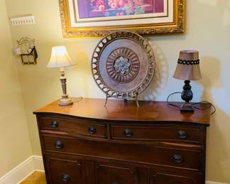 vintage dining set--buffet, table, chairs, and china cabinet--can be bought separately