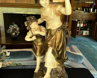 Statue lamps after Moreau