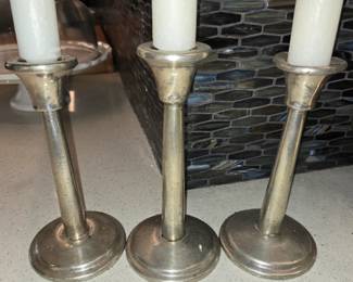 Antique Beverly Hilton candlesticks