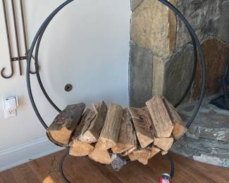 Iron Wood Rack Ring