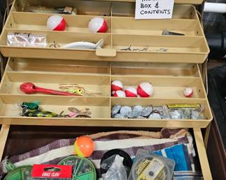 TACKLE BOX AND CONTENTS