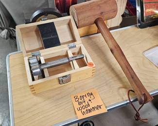 BORING BIT AND WOOD HAMMER