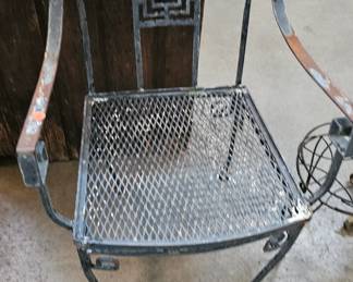 WROUGHT IRON CHAIR