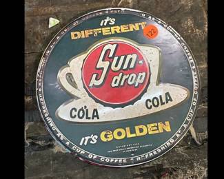 SUNDROP METAL SIGN