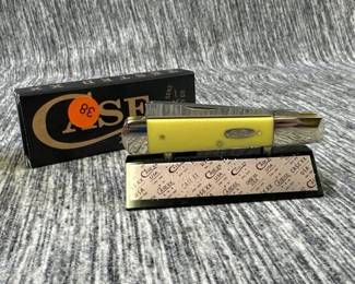 CASEXX KNIFE YELLOW SYNTHETIC SMOOTH RAZOR