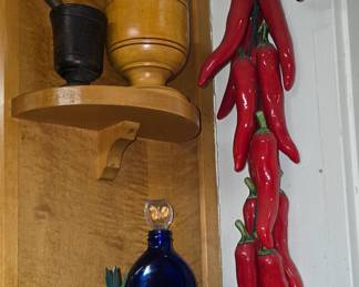 Mortar and Pestals - Red Peppers - Kitchen Items