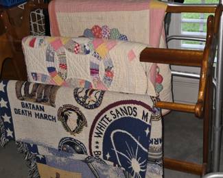 Quilt Display Shelf- Handmade Quilts