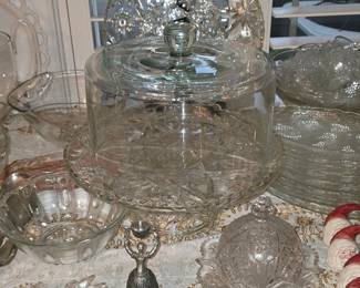 Cake Platter with Dome - Platters - Butterdish