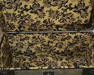 Upholstery inside Trunk