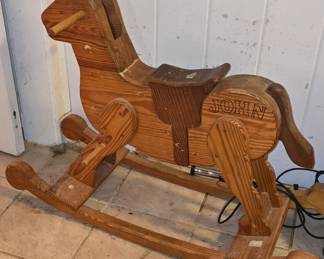 Handmade Rocking Horse built 26 years ago