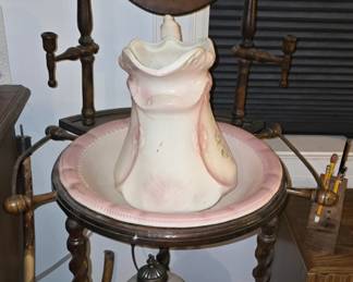 Washbowl and Pitcher plus Stand