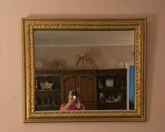 Gold Gilded Mirror