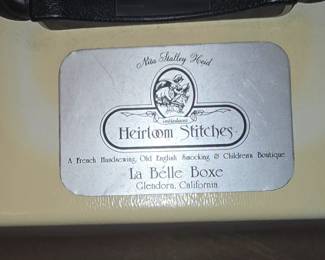 Label on Smocking Machine