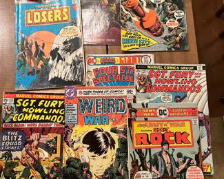 Probably 20 assorted comic books