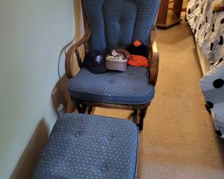 Very nice glider rocker.
