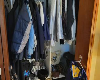 Men's clothing.
