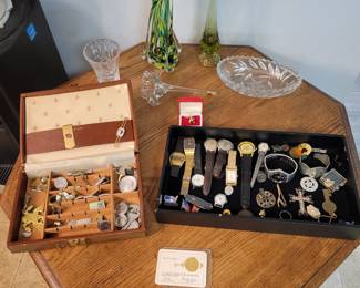 Vintage watches a other items.