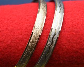 lot of 2 Monet gold tone bracelets