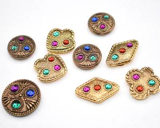 vintage button covers