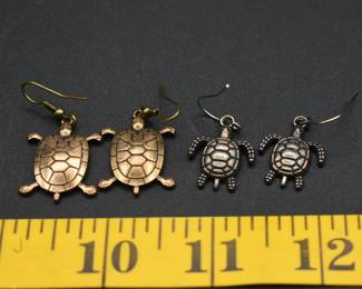 turtle earrings