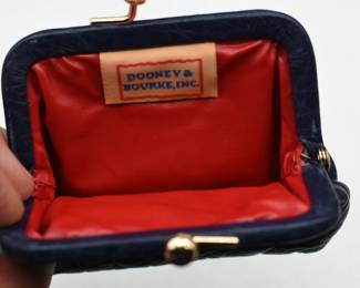 Dooney & Bourke kisslock change purse