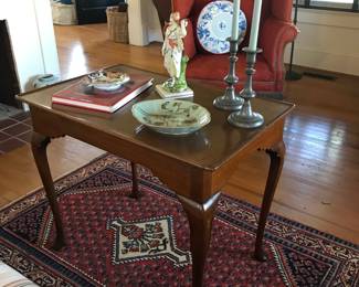The Queen Anne Tea Table inherited through the Tinsley Family near Fredericksburg, first half 18th c, Likely Virginia...good documentation..