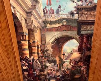 Signed print by Tom deBois "Hosanna"