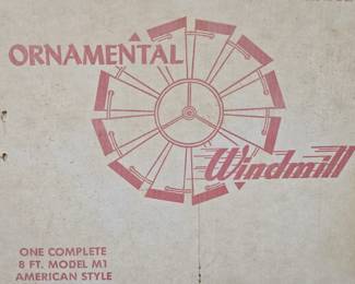 STEEL 8ft YARD WINDMILL. NEW IN BOX!