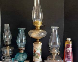 Vintage Oil Lamps Oil