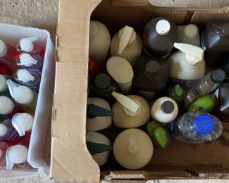 Mystery Lot Of Hand Soap And Other Bathroom Items