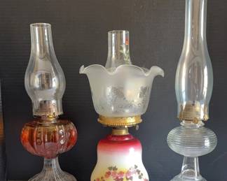 Vintage Oil Lamps