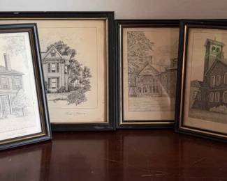 Scott Kiefer 3Framed PicturesGrouseland, Lindenwald, Spiegal Grove Richard V Sebring 1 Print