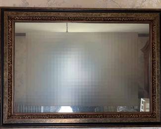Gold And Black Wall Mirror