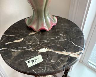 Pineapple Black Marble Top Table $90